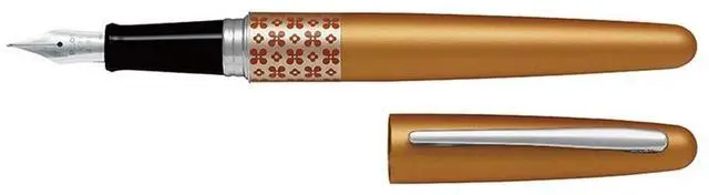 Main image of Pilot Metropolitan Fountain Pen, Retro Pop Orange, 1.0mm Stub nib