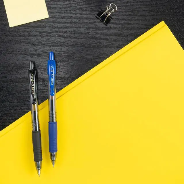 Alt view image 5 of 5 - Pilot G2 Premium Gel Pen Convenience Pack, Retractable, Fine 0.7 mm, Blue Ink, Blue Barrel, 36/Pack