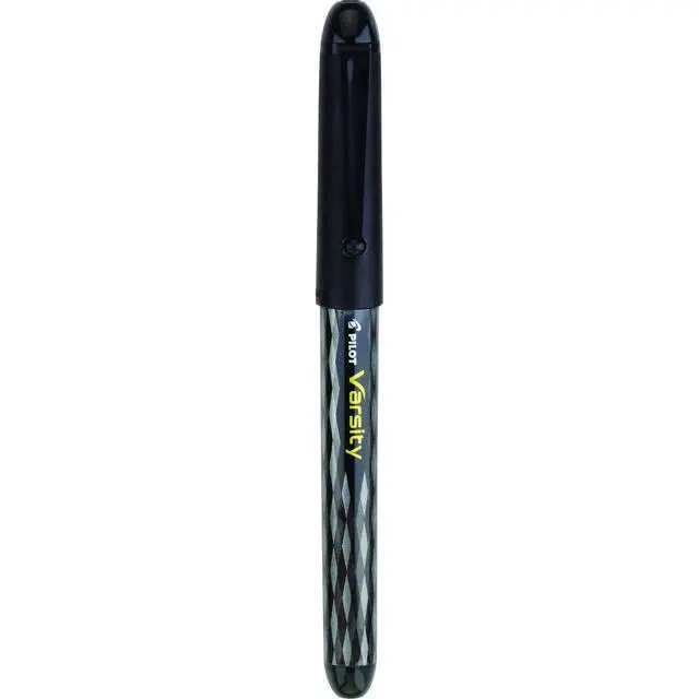 Alt view image 4 of 4 - Pilot Precise Varsity Pre-Filled Fountain Pens for Writing, Medium Point Stainless Steel Nib, Black Ink, 1.0mm, 12-Pack
