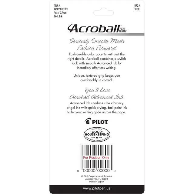 Alt view image 3 of 7 - Pilot Acroball .7mm Retractable Pens