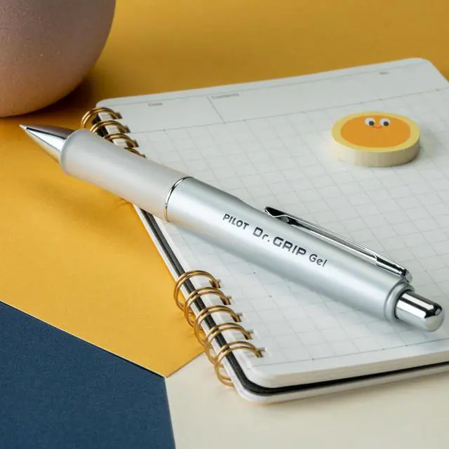 Alt view image 4 of 5 - PILOT Dr. Grip Limited Refillable & Retractable Gel Pen, Fine Point, Black Ink, Single Pen - Ideal for School, Journaling & Office Writing
