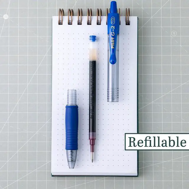 Alt view image 4 of 7 - Pilot G2 Premium Gel Pens, Black Pens, Bold Point 1 mm, 2 Black