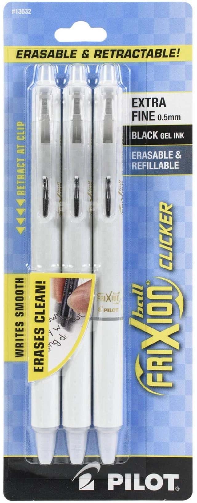Main image of FRIXION CLICKER PENS Black 3/PK