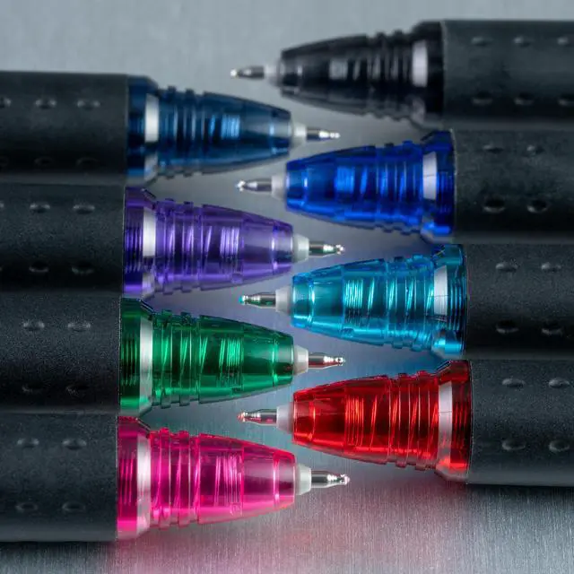 Alt view image 6 of 7 - Pilot Pens, FriXion Synergy Clicker Erasable, Refillable, Retractable Gel Ink Pens, Extra Fine Point 0.5 mm, Pack of 12, Navy Ink