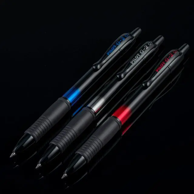 Alt view image 6 of 7 - Pilot, G2 Special Edition Premium Gel Roller Pens, Fine Point 0.7 mm, Black, Blue, Red, Pack of 3