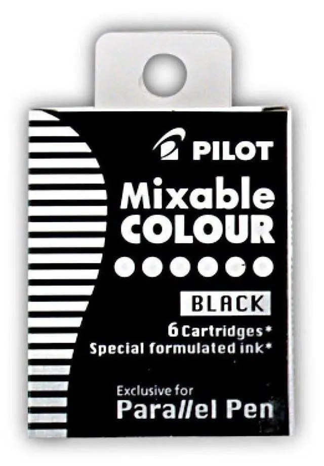 Main image of Pilot Parallel Pen Refill Black 6 Pack