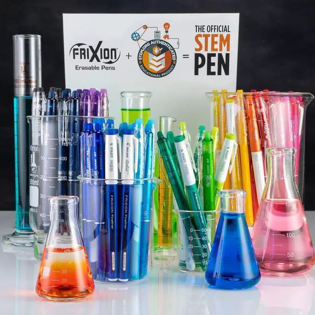 Alt view image 3 of 7 - Pilot FriXion Colors Erasable Marker Pens, Bold Point, Erasable Pens, Assorted Color Inks, 12-Pack