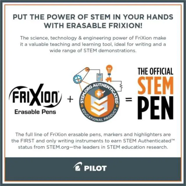Alt view image 6 of 7 - Pilot FriXion Colors Erasable Marker Pens, Bold Point, Erasable Pens, Assorted Color Inks, 12-Pack