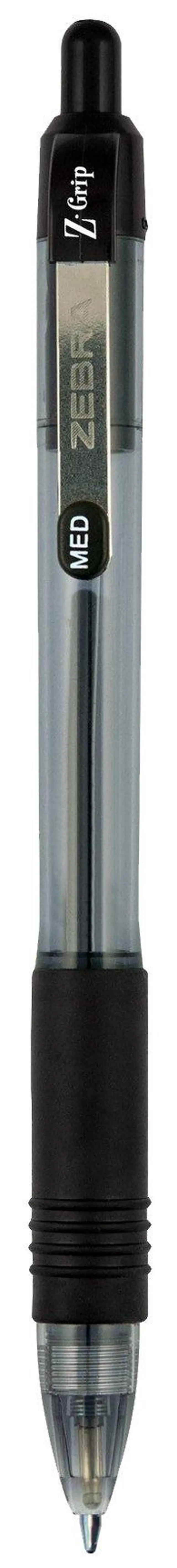 Alt view image 2 of 5 - Zebra Pen Z-Grip Retractable Ballpoint Pen, Smooth-Flowing Assorted Ink, 1.0mm Medium Point, School & Office Supplies, Ideal for Note-Taking, Journal and Planner Use, 5-Pack (22205)
