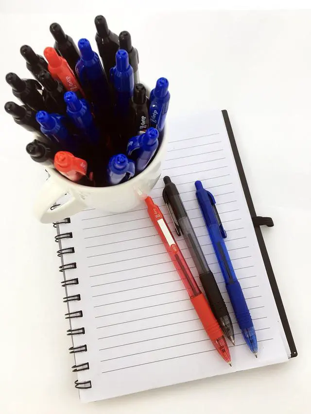 Alt view image 5 of 5 - Zebra Pen Z-Grip Retractable Ballpoint Pen, Smooth-Flowing Assorted Ink, 1.0mm Medium Point, School & Office Supplies, Ideal for Note-Taking, Journal and Planner Use, 5-Pack (22205)
