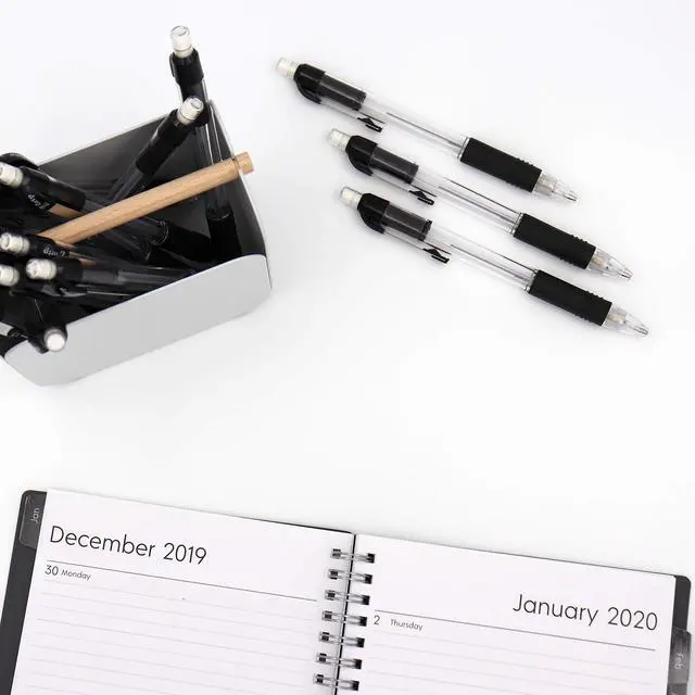 Alt view image 3 of 5 - Zebra Pen Z-Grip Mechanical Pencil, 0.7mm #2 HB, Clear Barrel, 7-Pack