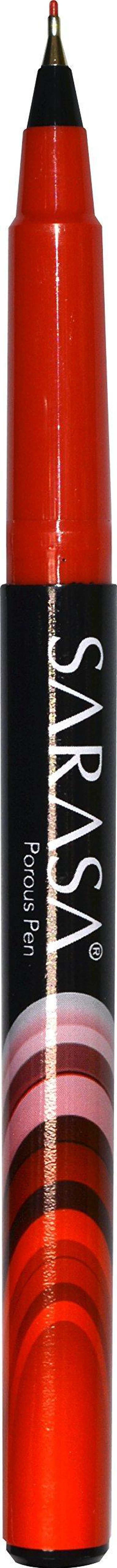 Alt view image 2 of 6 - ZEBRA Sarasa Fineliner Pen, 0.8mm, Red (66130)