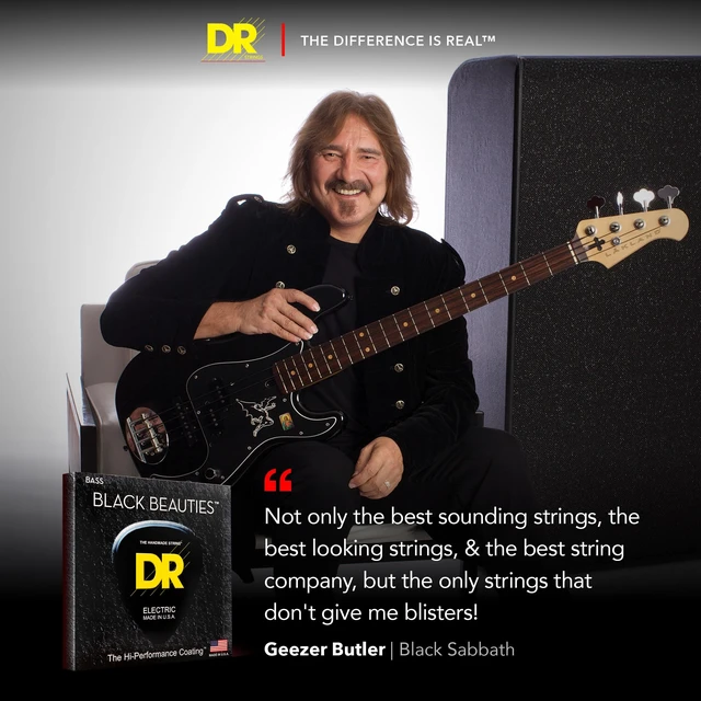 Alt view image 3 of 7 - DR Strings - Black Beauties - Bass Guitar Strings (45-130)