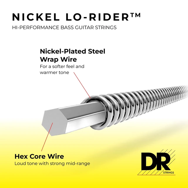 Alt view image 2 of 7 - NICKEL LO-RIDER - Nickel Plated Bass (40-120, 5-String)