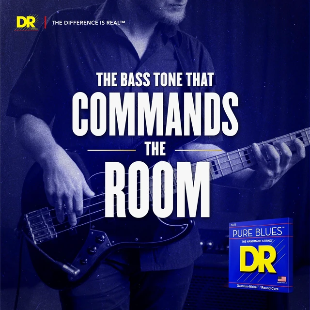 Alt view image 3 of 7 - DR Strings PURE BLUES Bass Guitar Strings (PB6-30)
