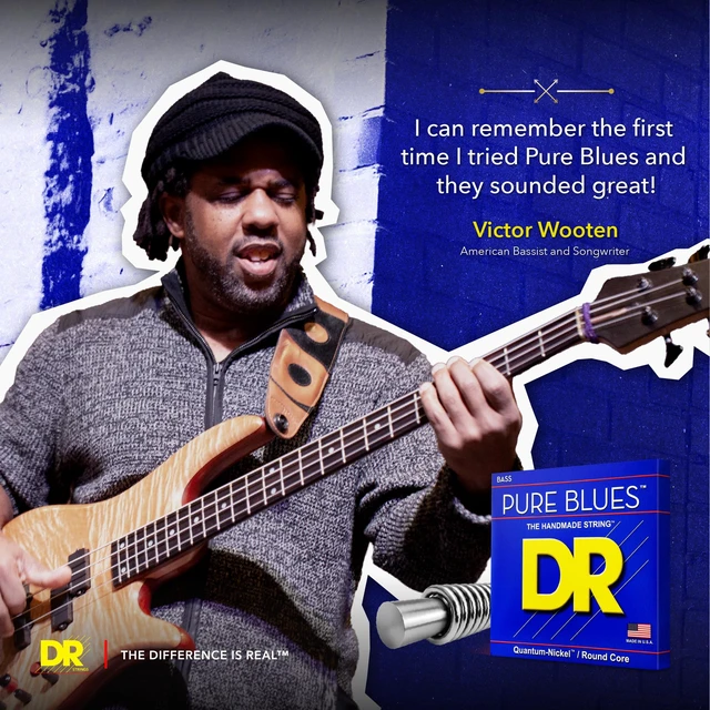 Alt view image 5 of 7 - DR Strings PURE BLUES Bass Guitar Strings (PB6-30)
