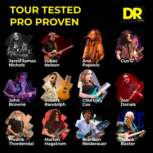 Alt view image 6 of 7 - DR Strings HI-DEF NEON Electric Guitar Strings (NMCE-11)