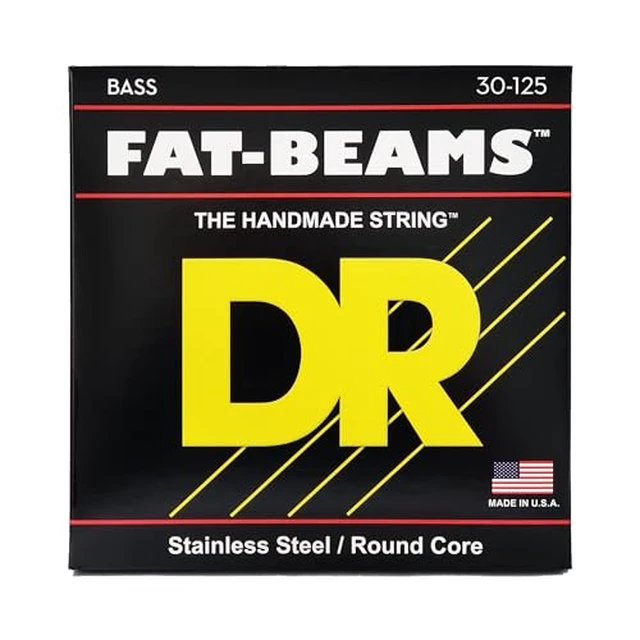 Alt view image 2 of 7 - DR Strings FAT-BEAMS Electric Bass Guitar Strings - .030-.125 Medium