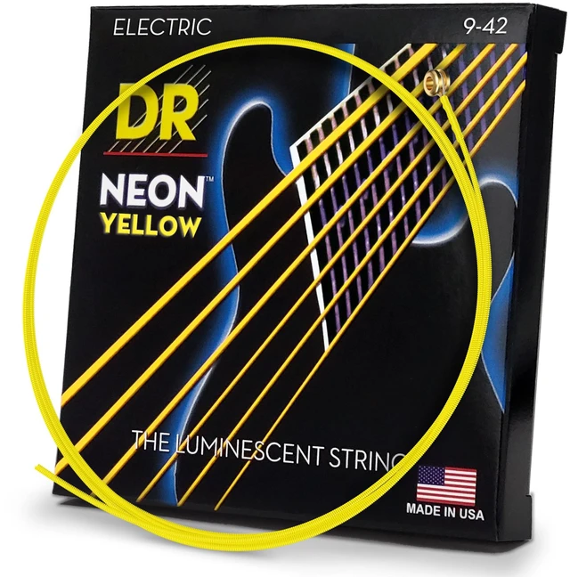 Main image of DR Strings HI-DEF NEON Electric Guitar Strings (NYE-9)