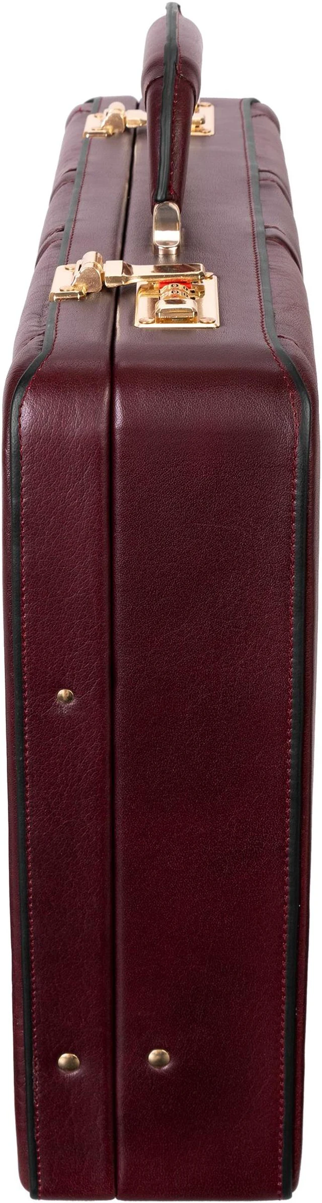 Alt view image 4 of 11 - DALEY Leather 3.5" Attach Briefcase