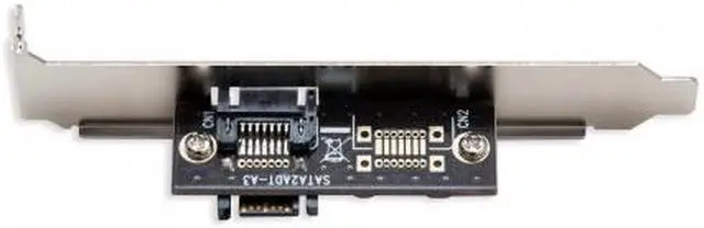 Alt view image 5 of 6 - Syba SD-SATA-EP eSATA to SATA Bracket Port For External Hard Drive -