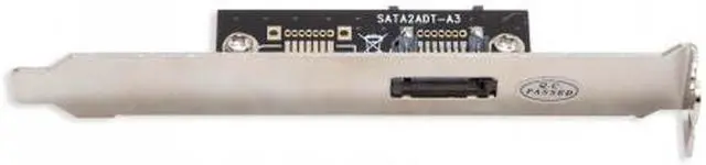 Alt view image 2 of 6 - Syba SD-SATA-EP eSATA to SATA Bracket Port For External Hard Drive -