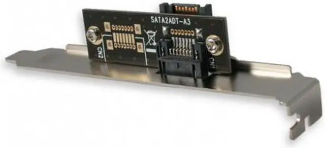 Alt view image 4 of 6 - Syba SD-SATA-EP eSATA to SATA Bracket Port For External Hard Drive -