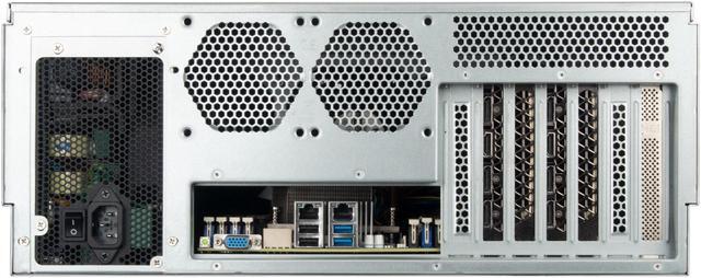 Alt view image 3 of 8 - Silverstone 4U 20-bay 2.5" / 3.5" HDD / SSD rackmount storage server chassis with Mini-SAS HD SFF-8643 12 Gb/s interface