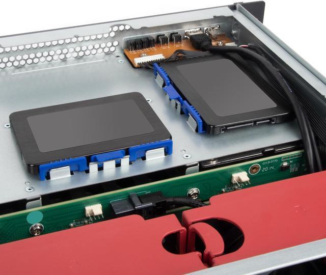 Alt view image 6 of 8 - Silverstone 4U 20-bay 2.5" / 3.5" HDD / SSD rackmount storage server chassis with Mini-SAS HD SFF-8643 12 Gb/s interface