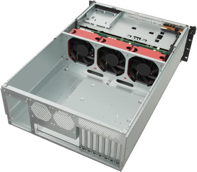 Alt view image 4 of 8 - Silverstone 4U 20-bay 2.5" / 3.5" HDD / SSD rackmount storage server chassis with Mini-SAS HD SFF-8643 12 Gb/s interface