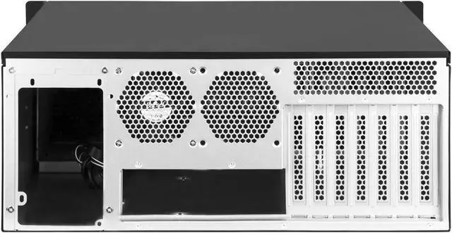 Alt view image 4 of 7 - SilverStone 4U rackmount server chassis with liquid cooling compatibility,RM42-502