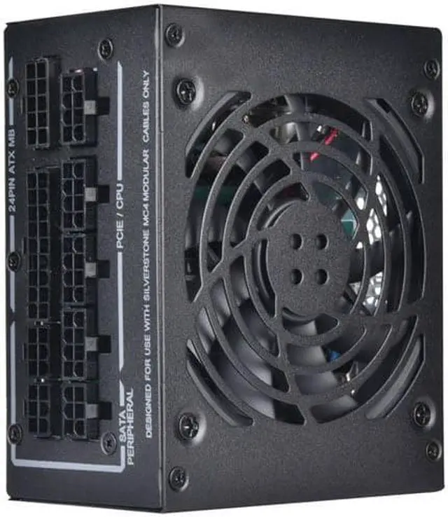 Alt view image 4 of 7 - Silverstone SX750 Gold 80 PLUS Gold 750W SFX fully modular power supply