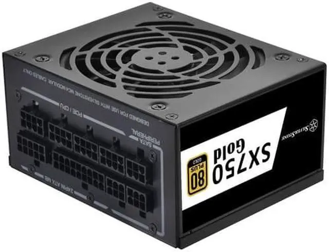 Alt view image 2 of 7 - Silverstone SX750 Gold 80 PLUS Gold 750W SFX fully modular power supply