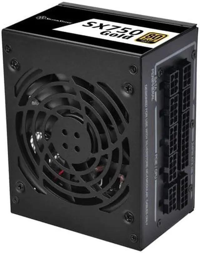 Alt view image 3 of 7 - Silverstone SX750 Gold 80 PLUS Gold 750W SFX fully modular power supply