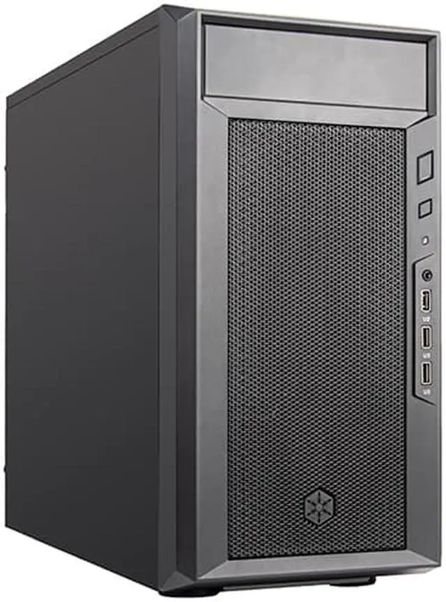 Main image of Silverstone FARA 311 Compact Micro-ATX chassis with significant features