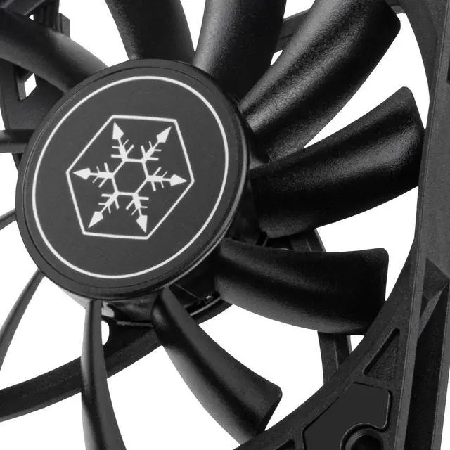 Alt view image 6 of 7 - Silverstone Air Slimmer 90 Enhanced performance 92mm slim fan with PWM
