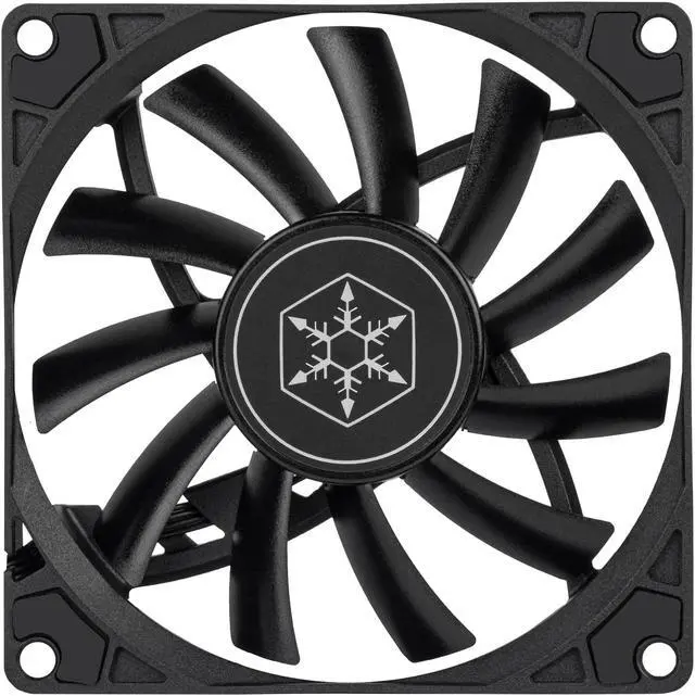 Alt view image 2 of 7 - Silverstone Air Slimmer 90 Enhanced performance 92mm slim fan with PWM