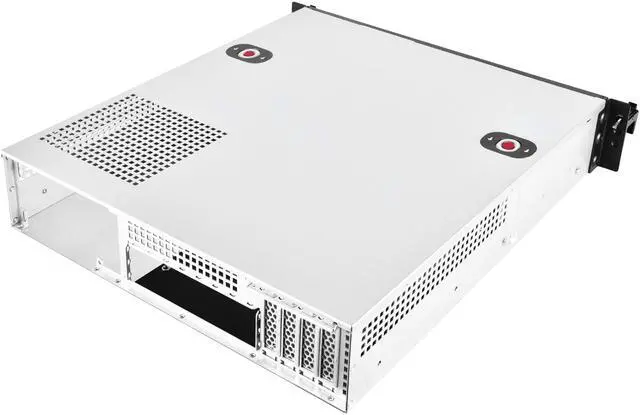 Alt view image 5 of 14 - SilverStone Technology RM21-304 2U Micro-ATX Rackmount Server Chassis with Four 3.5" hot-swap Bays, SST-RM21-304