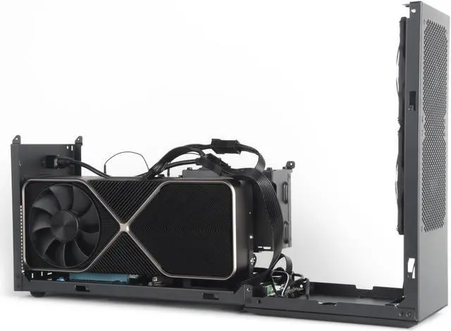 Alt view image 2 of 5 - SilverStone Technology Vital 4 Compact Intel® NUC Element H chassis