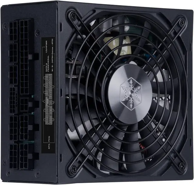 Alt view image 5 of 6 - Silverstone Cybenetics Platinum 1000W SFX12V 4.0 & PCIe 5.0 Fully Modular SFX-L Power Supply