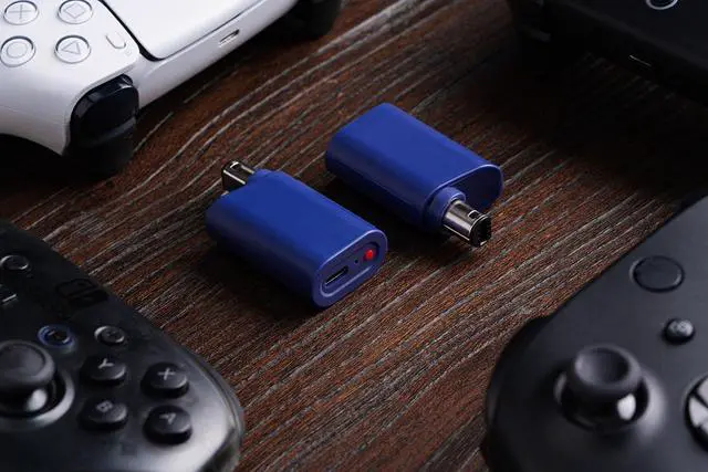 Alt view image 5 of 7 - 8BitDo Bluetooth Retro Receiver for NGC, Wii and Windows, Compatible with Xbox Series Controller, Xbox One Bluetooth Controller, Switch Pro and PS5/PS4 Controller