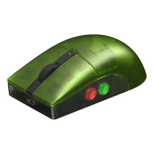 Alt view image 2 of 7 - 8BitDo Retro R8 Mouse with PAW 3395 Optical Sensor DPI 26K, Wireless 4K Polling Mouse with Charging Dock, Programmable Buttons, and Kailh Sword GM X Micro Switches - Xbox Edition(Officially Licensed)