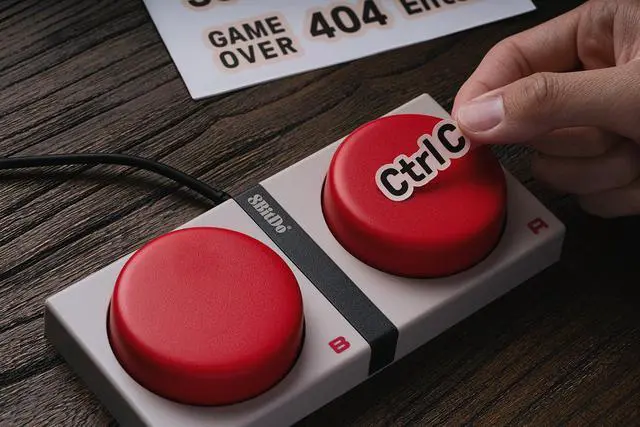 Alt view image 3 of 7 - 8Bitdo Retro Mechanical Keyboard, Bluetooth/2.4G/USB-C Hot Swappable Gaming Keyboard with 87 Keys, Dual Super Programmable Buttons for Windows and Android - N Edition