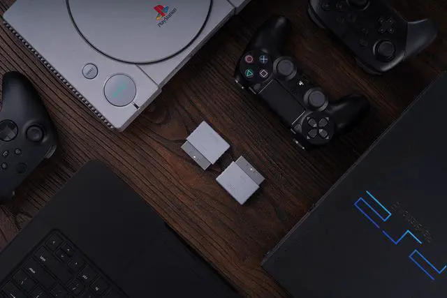 Alt view image 7 of 7 - 8Bitdo Bluetooth Retro Receiver for PS1 PS2 and Windows, Compatible with Xbox Series Controller, Xbox One Bluetooth Controller, Switch Pro and PS5/PS4 Controller