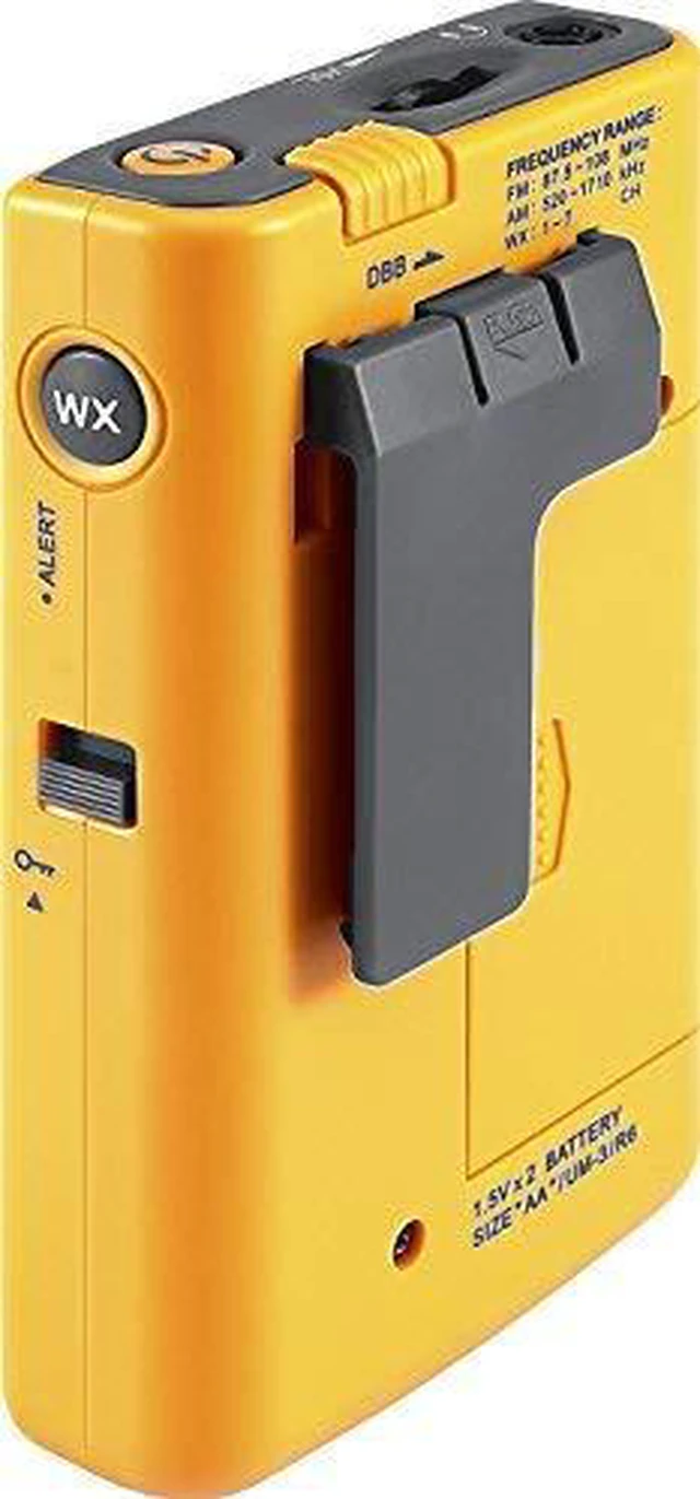 Alt view image 3 of 6 - Sangean DT-400W Weather Alert Pocket Radio, AM/FM, Yellow