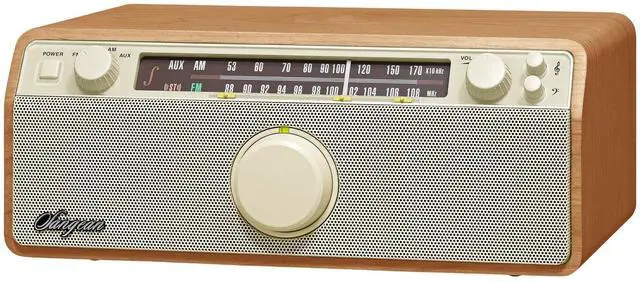 Main image of Sangean WR-12 AM/FM/Aux-in Stereo Analog Wooden Cabinet Radio (Walnut)