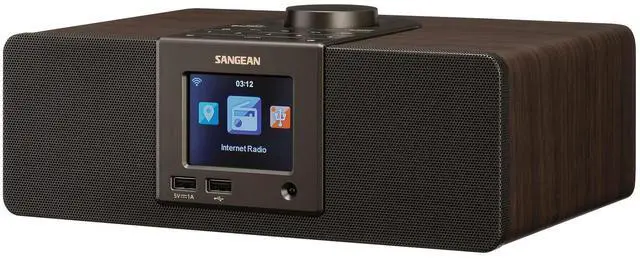 Alt view image 5 of 7 - Sangean WFR-32 Internet Radio/AUX/Bluetooth/Smart Local Radio Preference Management/USB Playback and Phone Charging Digital Wooden Cabinet Radio