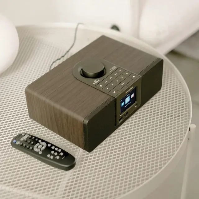 Alt view image 7 of 7 - Sangean WFR-32 Internet Radio/AUX/Bluetooth/Smart Local Radio Preference Management/USB Playback and Phone Charging Digital Wooden Cabinet Radio