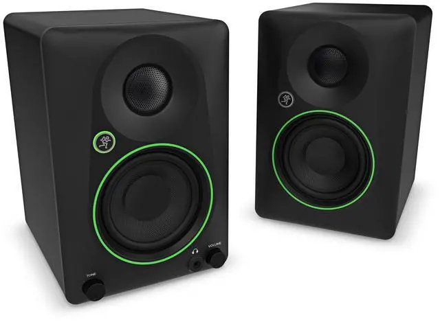 Main image of Mackie CR4.5 4.5" Creative Reference Powered Studio Monitors with Tone Knob and Location Switch Active Speakers for Music Production, Desktop Computer, Gaming, HiFi Listening