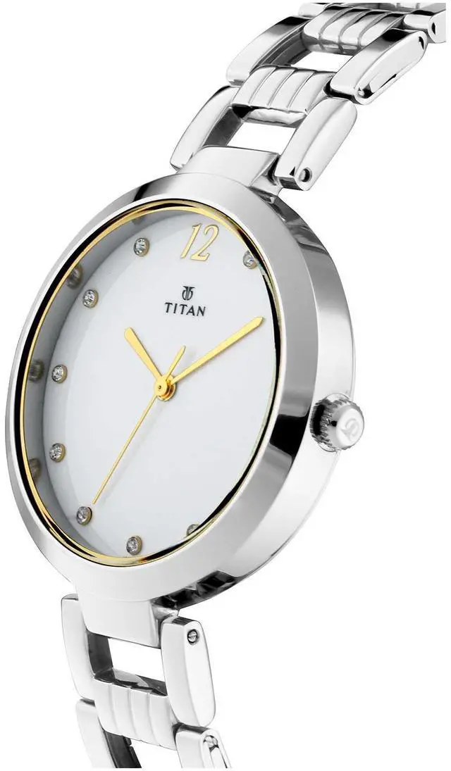 Alt view image 3 of 5 - Titan Purple Fashion Basics Analog White Dial Women's Watch-NL2480SM09/NP2480SM09